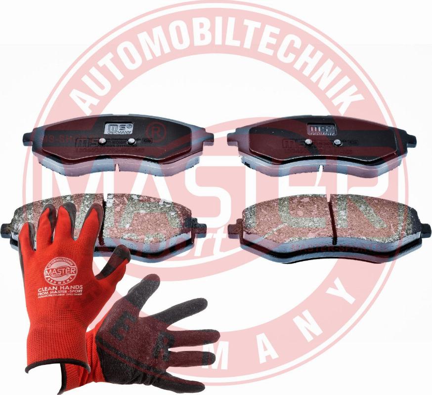 MASTER-SPORT 13046058992N-SET-MSP - Гальмівні колодки, дискові гальма autocars.com.ua