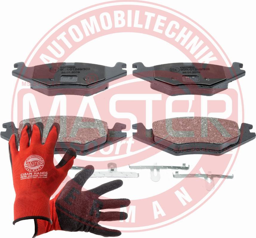 MASTER-SPORT 13046070302N-SET-MSP - Гальмівні колодки, дискові гальма autocars.com.ua
