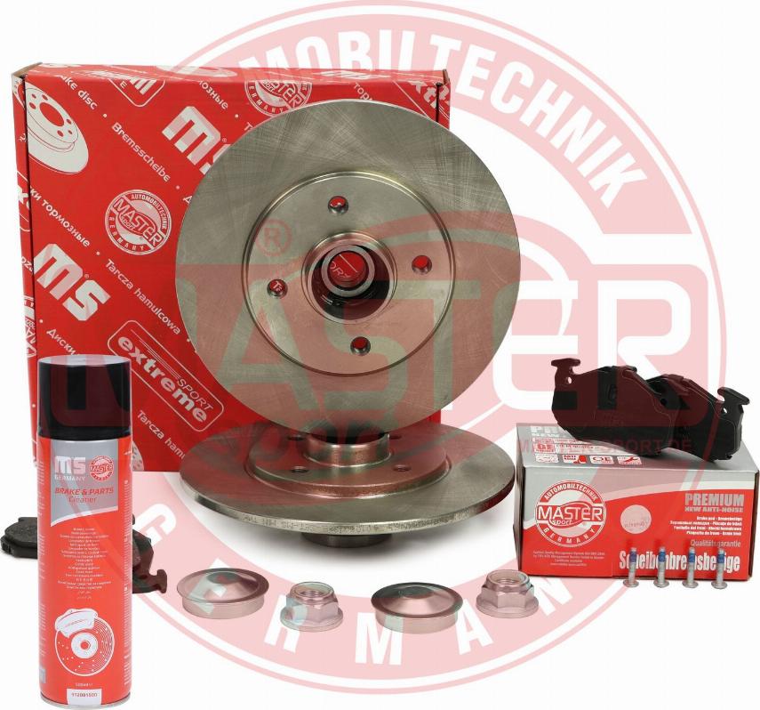 MASTER-SPORT 200801080P - Комплект гальм, дисковий гальмівний механізм autocars.com.ua