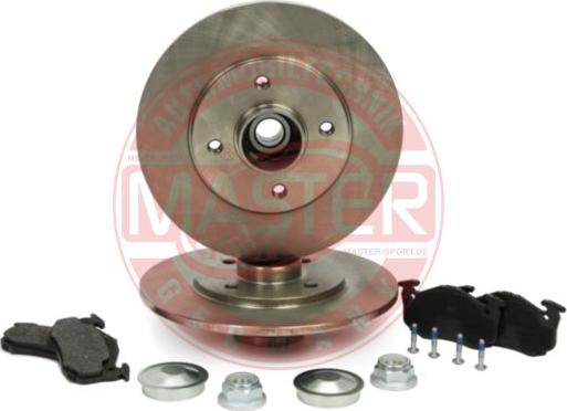 MASTER-SPORT 200801080 - Комплект гальм, дисковий гальмівний механізм autocars.com.ua