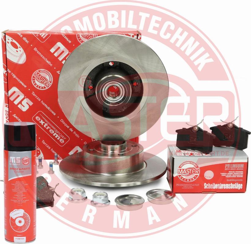 MASTER-SPORT 200801140P - Комплект гальм, дисковий гальмівний механізм autocars.com.ua