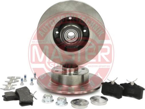 MASTER-SPORT 200801140 - Комплект гальм, дисковий гальмівний механізм autocars.com.ua