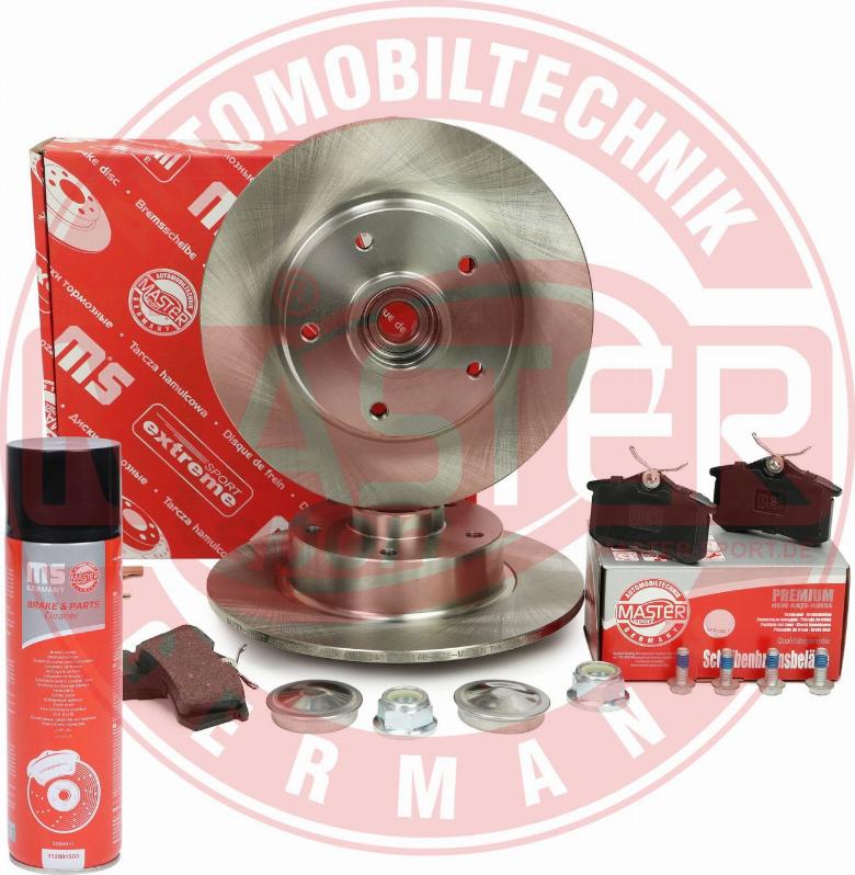 MASTER-SPORT 200801160P - Комплект гальм, дисковий гальмівний механізм autocars.com.ua