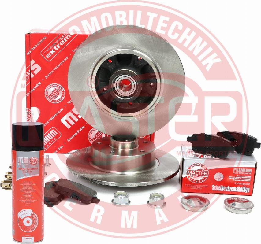 MASTER-SPORT 200801161P - Комплект гальм, дисковий гальмівний механізм autocars.com.ua