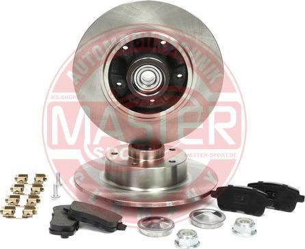MASTER-SPORT 200801161 - Комплект гальм, дисковий гальмівний механізм autocars.com.ua