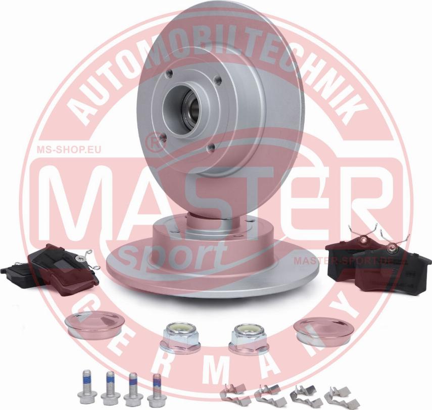 MASTER-SPORT 200851140 - Комплект гальм, дисковий гальмівний механізм autocars.com.ua