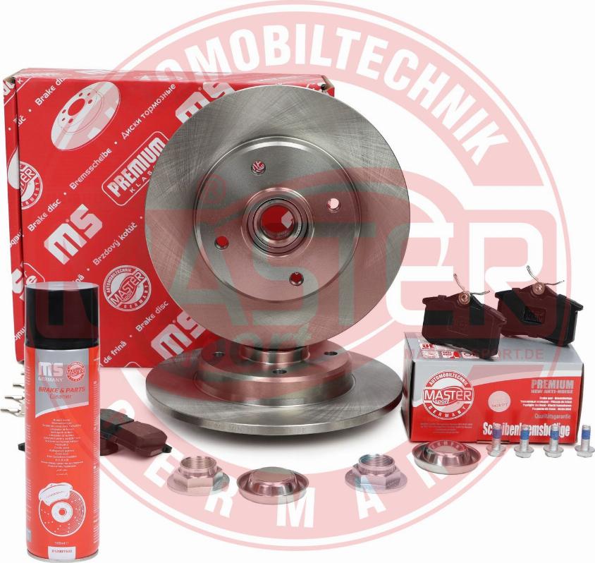 MASTER-SPORT 200901000P - Комплект гальм, дисковий гальмівний механізм autocars.com.ua