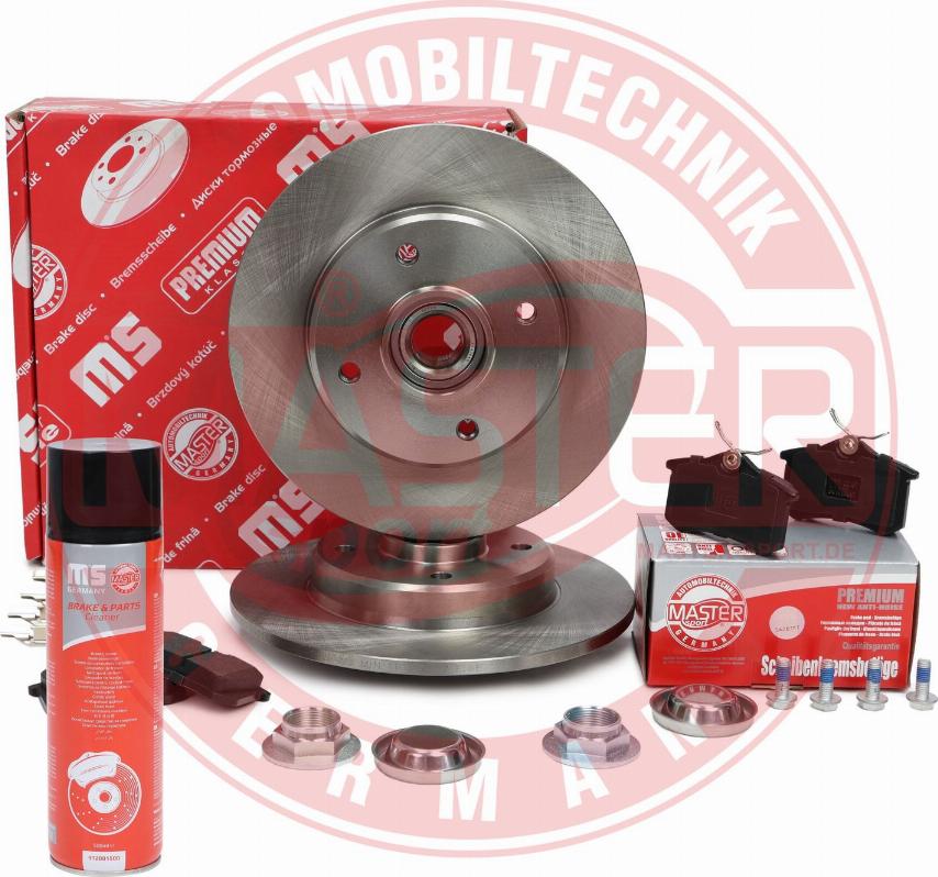 MASTER-SPORT 200901001P - Комплект гальм, дисковий гальмівний механізм autocars.com.ua