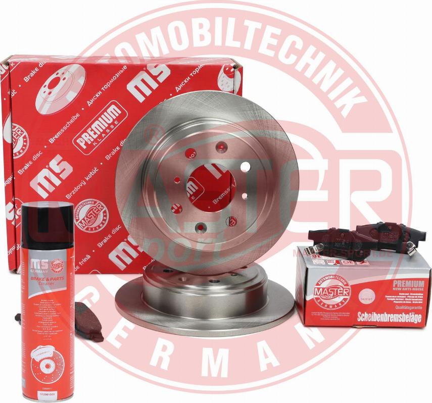 MASTER-SPORT 200901110P - Комплект гальм, дисковий гальмівний механізм autocars.com.ua