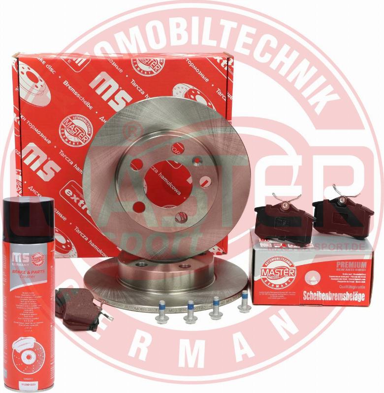 MASTER-SPORT 200901231P - Комплект гальм, дисковий гальмівний механізм autocars.com.ua