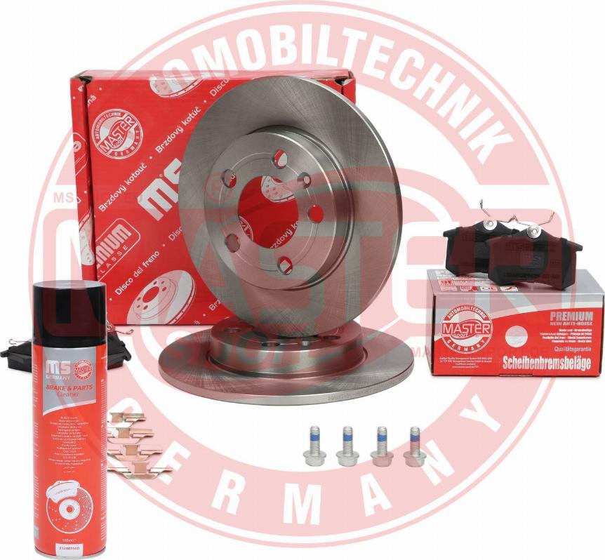 MASTER-SPORT 200901330P - Комплект гальм, дисковий гальмівний механізм autocars.com.ua