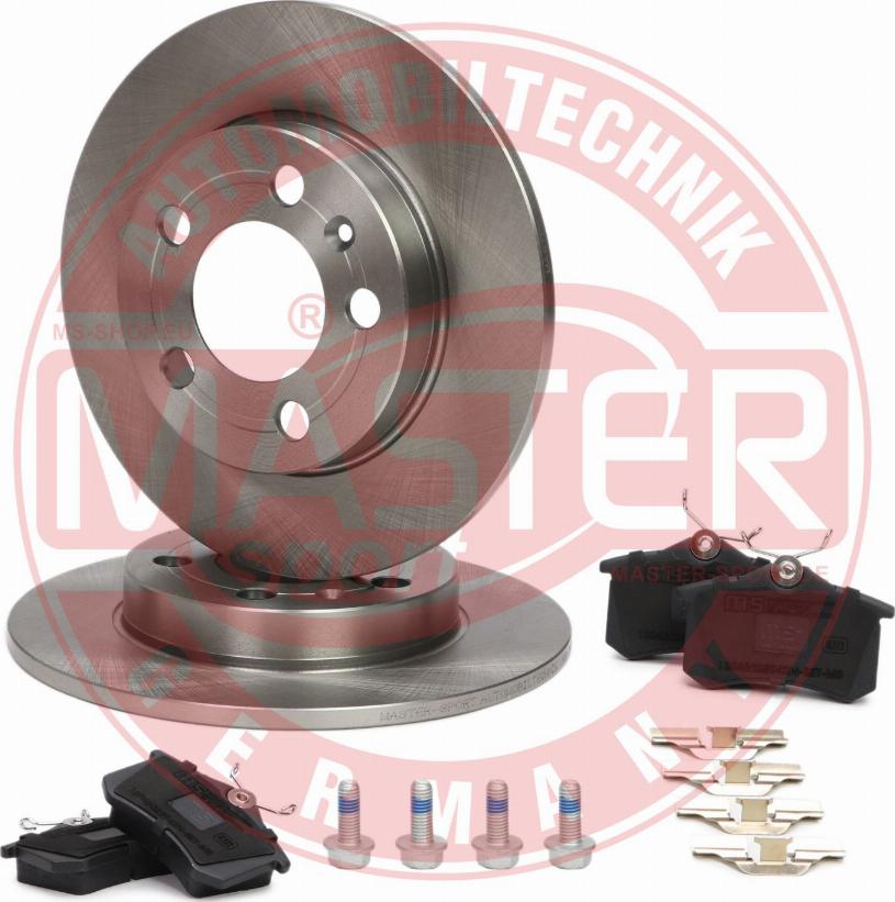 MASTER-SPORT 200901330 - Комплект гальм, дисковий гальмівний механізм autocars.com.ua