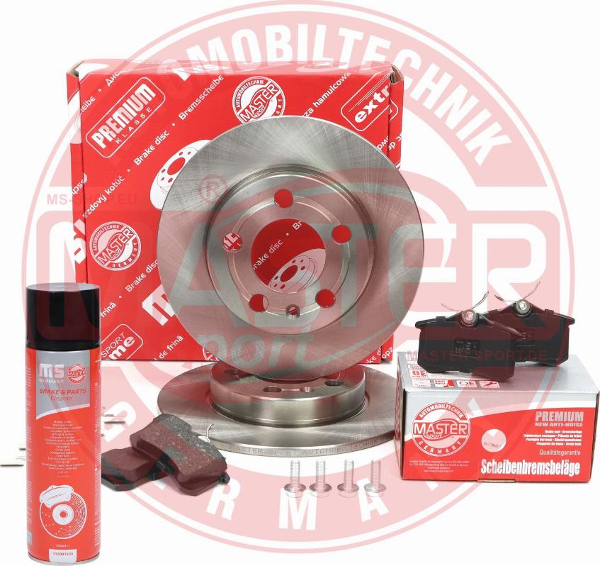MASTER-SPORT 200901331P - Комплект гальм, дисковий гальмівний механізм autocars.com.ua