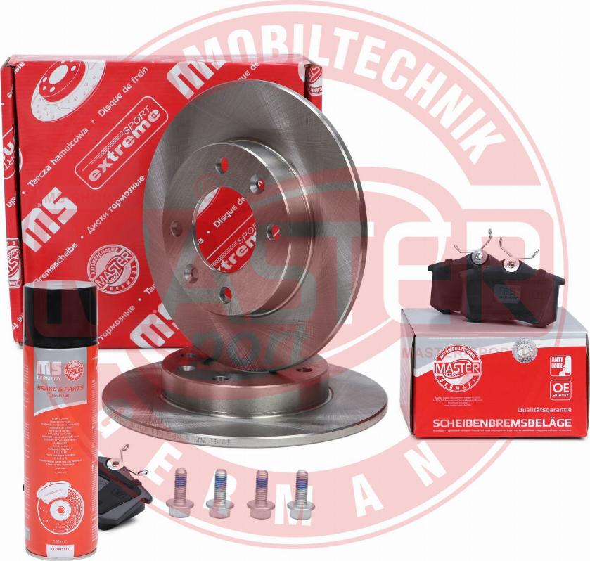 MASTER-SPORT 200901370P - Комплект гальм, дисковий гальмівний механізм autocars.com.ua