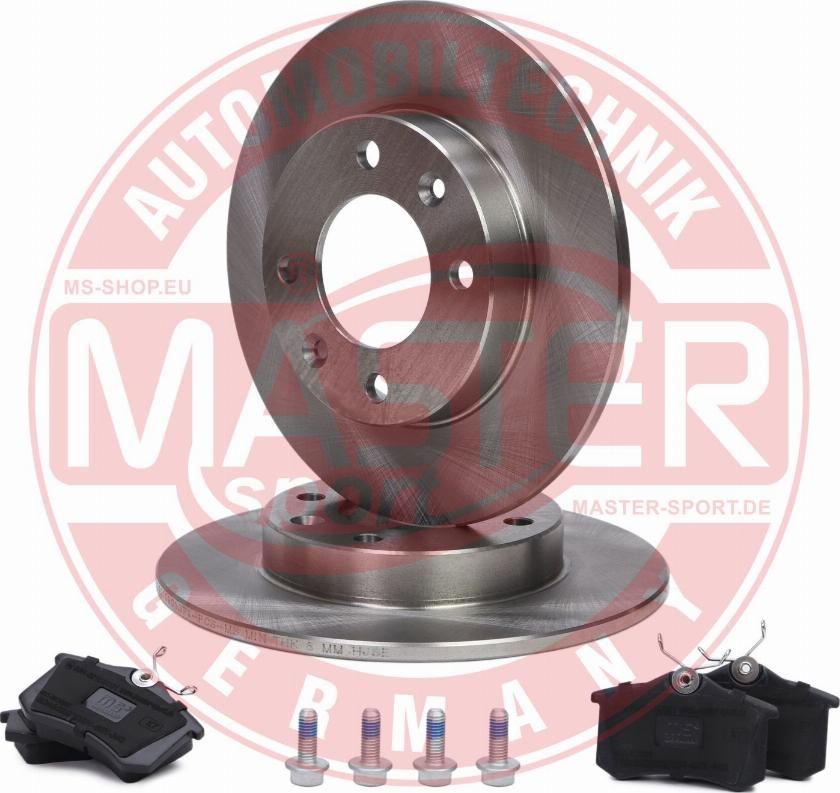 MASTER-SPORT 200901370 - Комплект гальм, дисковий гальмівний механізм autocars.com.ua