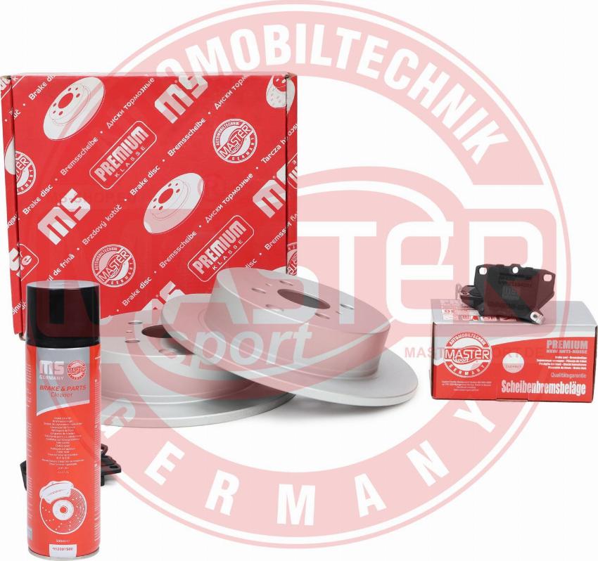 MASTER-SPORT 200901390P - Комплект гальм, дисковий гальмівний механізм autocars.com.ua