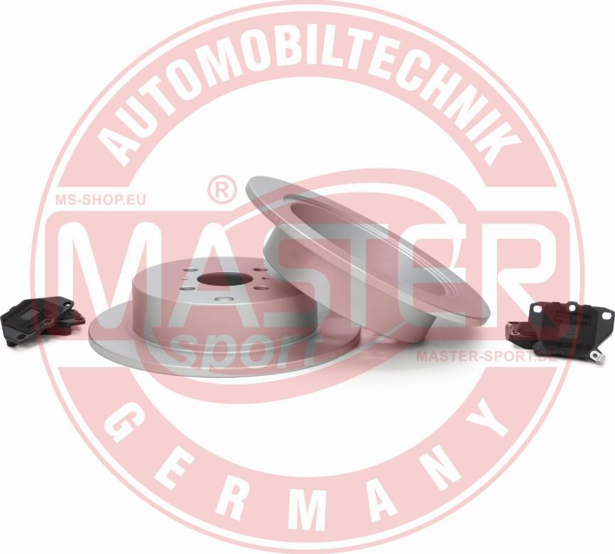 MASTER-SPORT 200901390 - Комплект гальм, дисковий гальмівний механізм autocars.com.ua