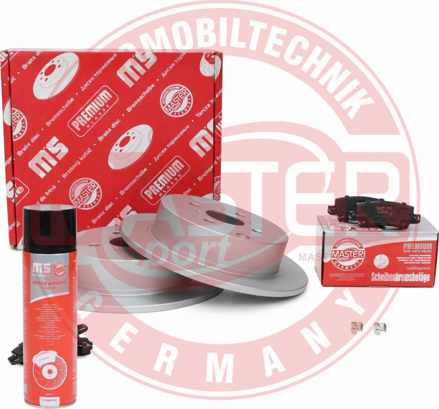 MASTER-SPORT 200901391P - Комплект гальм, дисковий гальмівний механізм autocars.com.ua