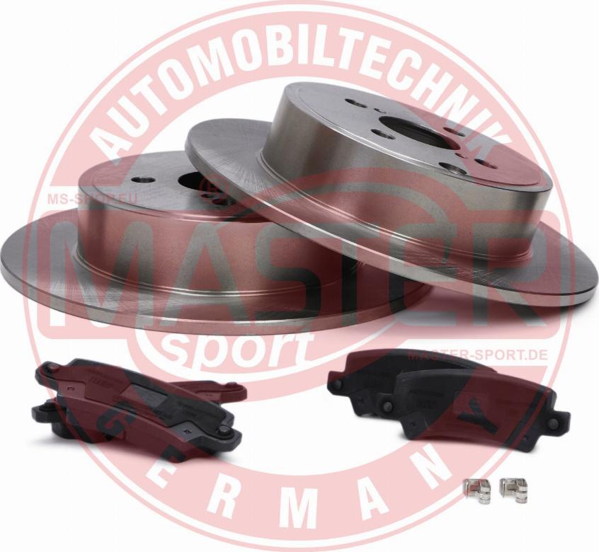 MASTER-SPORT 200901400 - Комплект гальм, дисковий гальмівний механізм autocars.com.ua