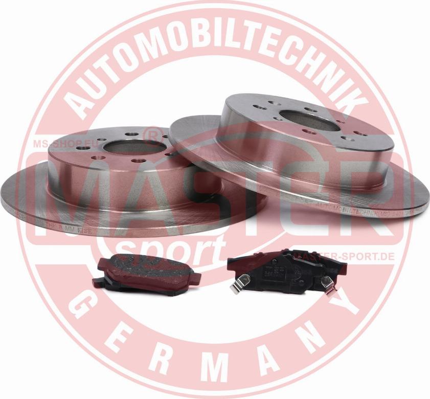 MASTER-SPORT 200901431 - Комплект гальм, дисковий гальмівний механізм autocars.com.ua