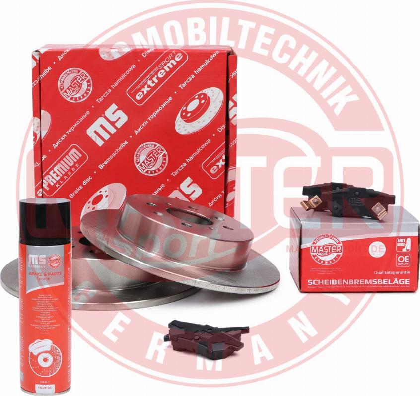 MASTER-SPORT 200901432P - Комплект гальм, дисковий гальмівний механізм autocars.com.ua