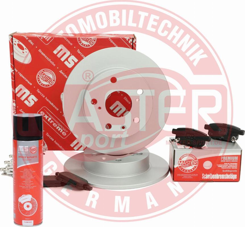 MASTER-SPORT 200901820P - Комплект гальм, дисковий гальмівний механізм autocars.com.ua