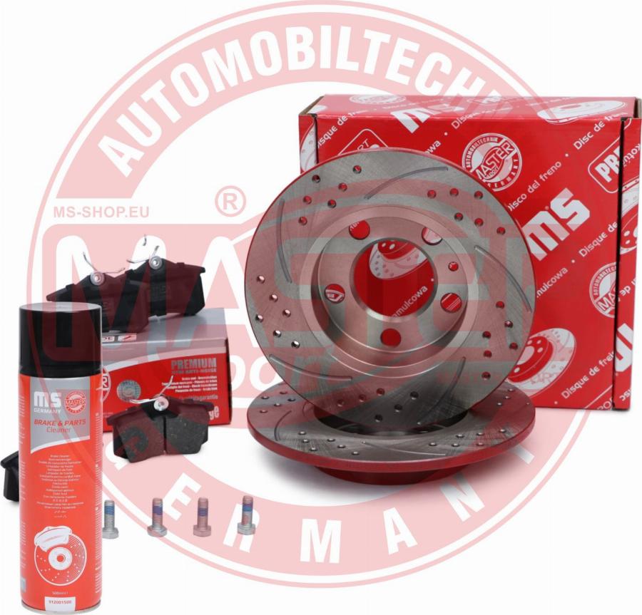 MASTER-SPORT 200921231P - Комплект гальм, дисковий гальмівний механізм autocars.com.ua
