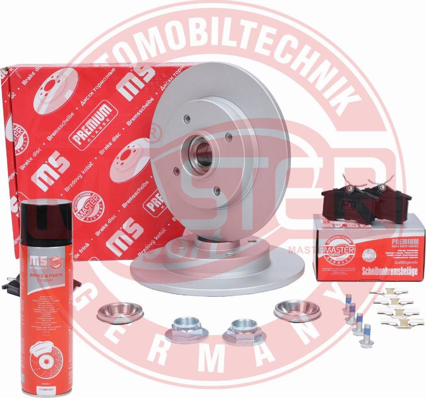 MASTER-SPORT 200951001P - Комплект гальм, дисковий гальмівний механізм autocars.com.ua