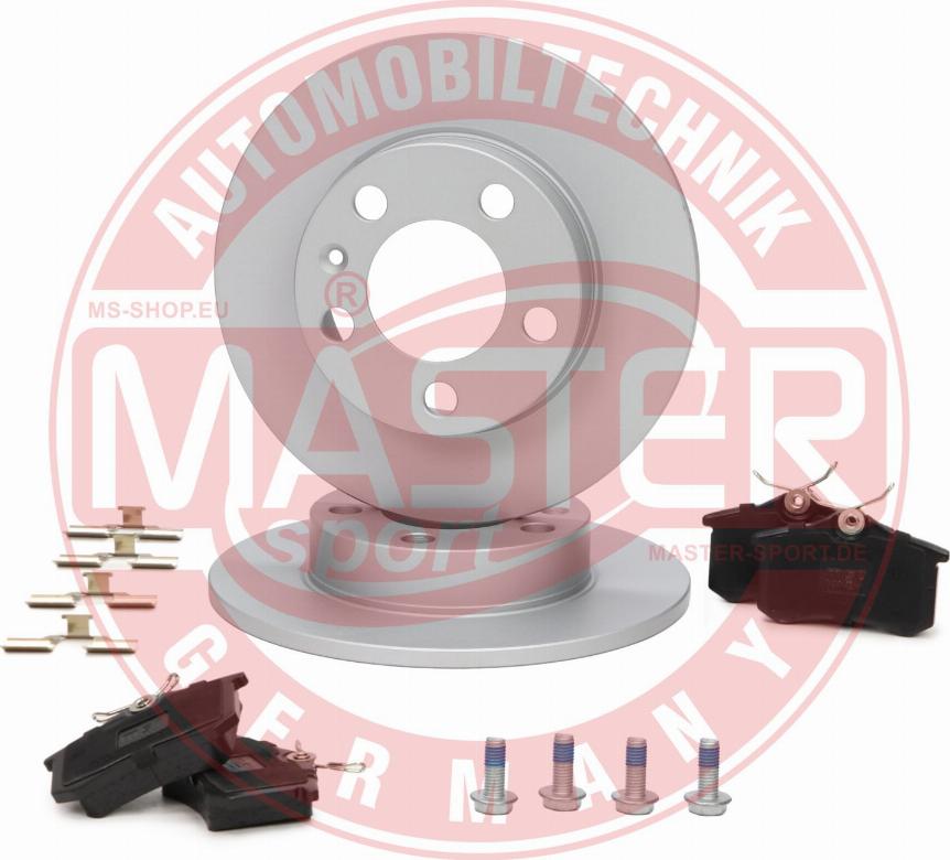 MASTER-SPORT 200951230 - Комплект гальм, дисковий гальмівний механізм autocars.com.ua