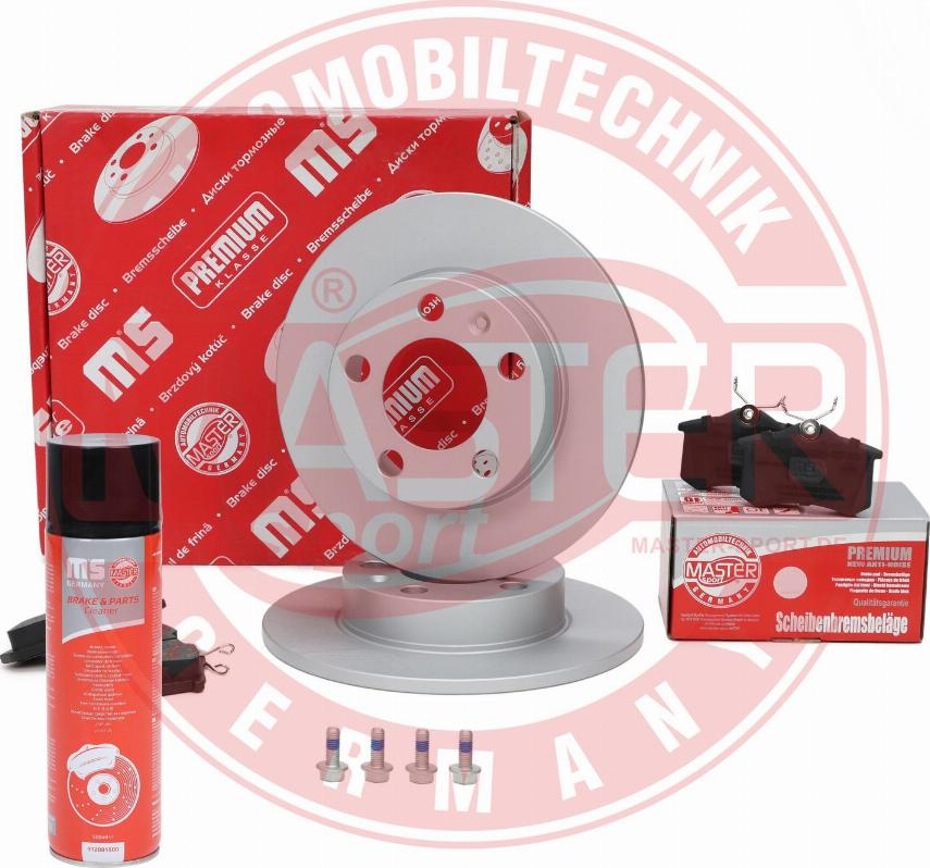 MASTER-SPORT 200951231P - Комплект гальм, дисковий гальмівний механізм autocars.com.ua