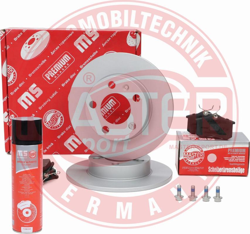 MASTER-SPORT 200951232P - Комплект гальм, дисковий гальмівний механізм autocars.com.ua