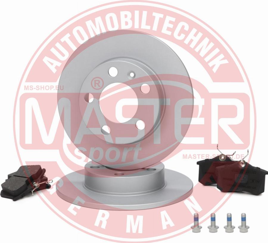 MASTER-SPORT 200951232 - Комплект гальм, дисковий гальмівний механізм autocars.com.ua