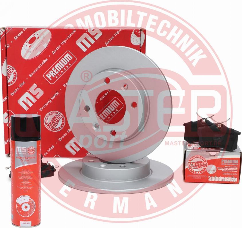 MASTER-SPORT 200951370P - Комплект гальм, дисковий гальмівний механізм autocars.com.ua