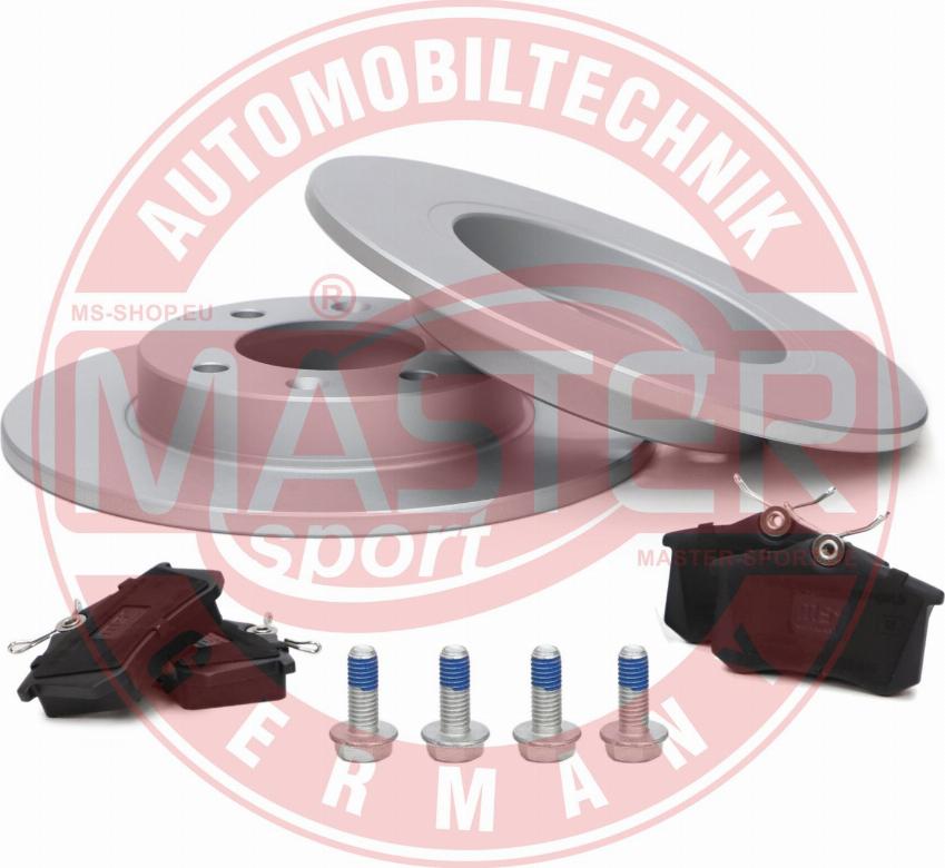 MASTER-SPORT 200951370 - Комплект гальм, дисковий гальмівний механізм autocars.com.ua
