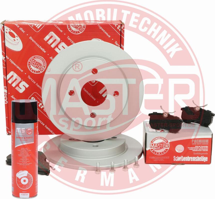 MASTER-SPORT 201001150P - Комплект гальм, дисковий гальмівний механізм autocars.com.ua