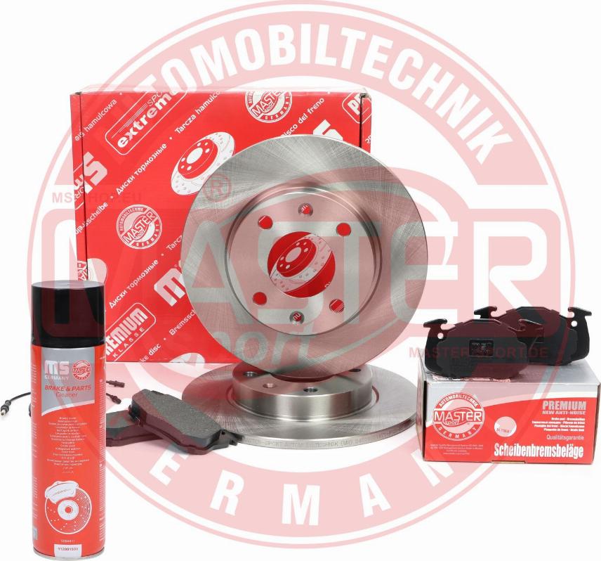 MASTER-SPORT 201001870P - Комплект гальм, дисковий гальмівний механізм autocars.com.ua