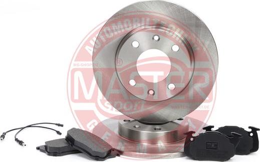 MASTER-SPORT 201001870 - Комплект гальм, дисковий гальмівний механізм autocars.com.ua