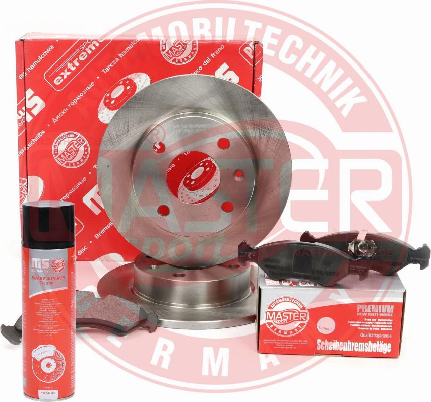MASTER-SPORT 201001960P - Комплект гальм, дисковий гальмівний механізм autocars.com.ua