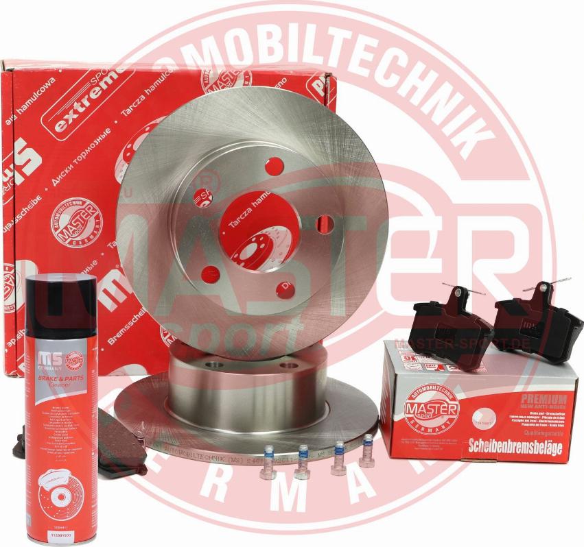 MASTER-SPORT 201002011P - Комплект гальм, дисковий гальмівний механізм autocars.com.ua