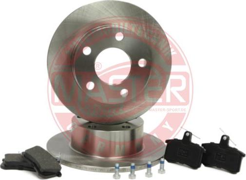 MASTER-SPORT 201002011 - Комплект гальм, дисковий гальмівний механізм autocars.com.ua