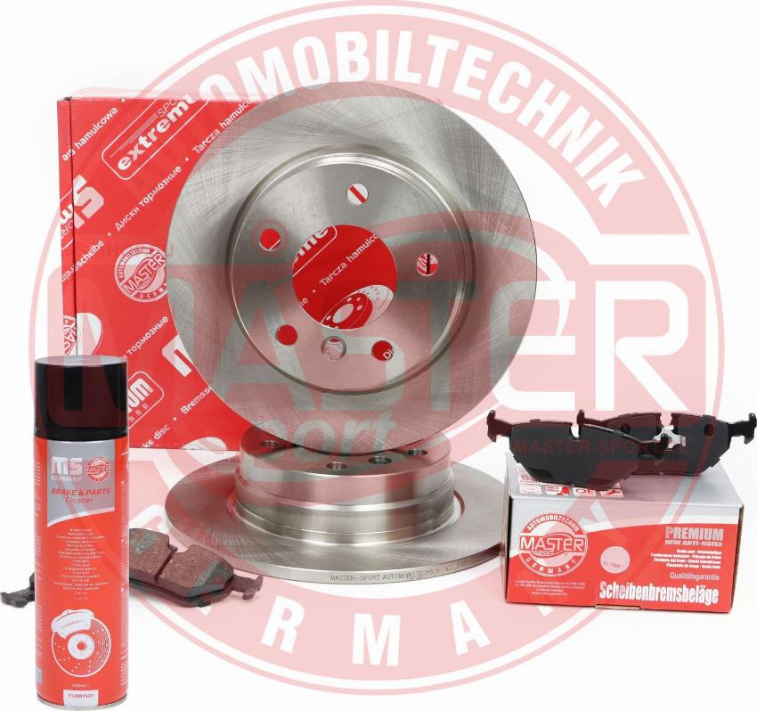 MASTER-SPORT 201002020P - Комплект гальм, дисковий гальмівний механізм autocars.com.ua