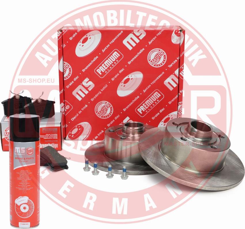 MASTER-SPORT 201002104P - Комплект гальм, дисковий гальмівний механізм autocars.com.ua