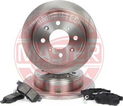 MASTER-SPORT 201002120 - Комплект гальм, дисковий гальмівний механізм autocars.com.ua