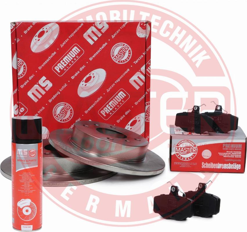 MASTER-SPORT 201002151P - Комплект гальм, дисковий гальмівний механізм autocars.com.ua
