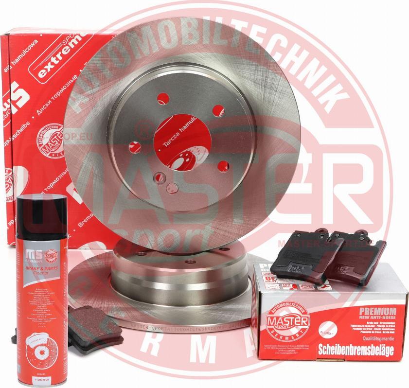 MASTER-SPORT 201002170P - Комплект гальм, дисковий гальмівний механізм autocars.com.ua