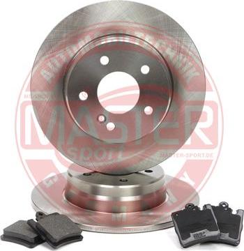 MASTER-SPORT 201002170 - Комплект гальм, дисковий гальмівний механізм autocars.com.ua