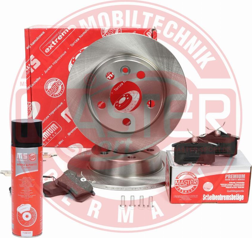MASTER-SPORT 201002230P - Комплект гальм, дисковий гальмівний механізм autocars.com.ua
