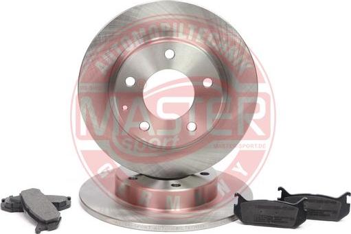 MASTER-SPORT 201002340 - Комплект гальм, дисковий гальмівний механізм autocars.com.ua