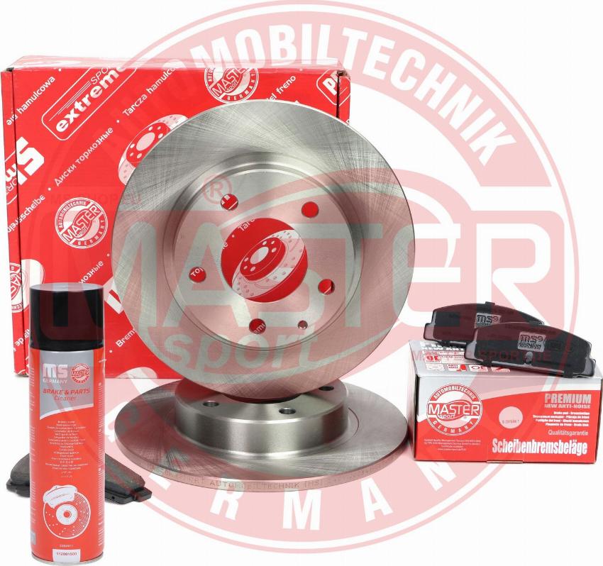 MASTER-SPORT 201002341P - Комплект гальм, дисковий гальмівний механізм autocars.com.ua