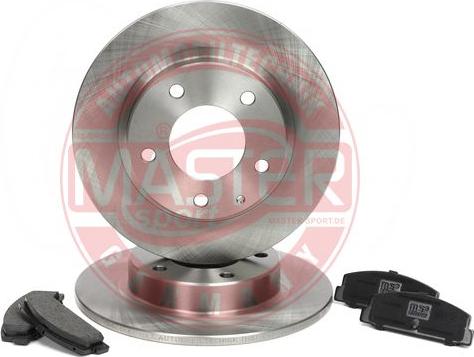 MASTER-SPORT 201002341 - Комплект гальм, дисковий гальмівний механізм autocars.com.ua